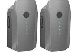 Homesuit Mavic Pro Battery 2 Pack for DJI, 3830mAh 11.4V Intelligent Flight Batteries Replacement Compatible with DJI Mavic Pro, Platinum, Alpine White Drone Battery