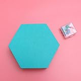 SUPVOX 18pcs Hexagon Felt Board Tiles with Push Pins for Home & Office view 8
