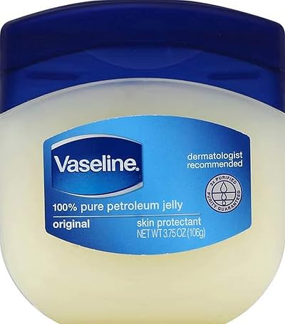 Vaseline 100% Pure Petroleum Jelly Original Skin Protectant 1.75 oz