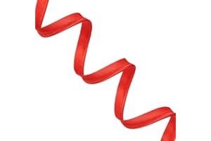 HARFINGTON Piping Bias Tape 1/2 Inch 11 Yards Piping Trim with Cotton Core Lip Cord Trim for Sewing Binding Hemming Cushions DIY Decor Crafts, Red