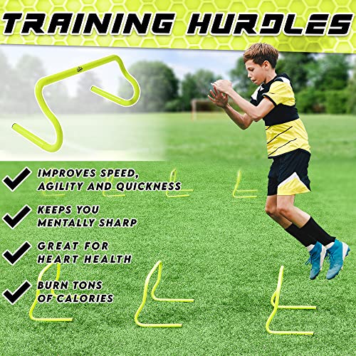 Ladder Ball Agility Training Set Speed Ladder, Hurdles, Cones