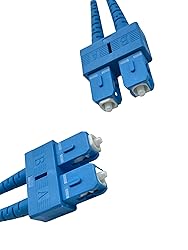 Cablix Single Mode Fiber Optic Patch Cord, Duplex