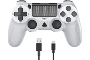 Wireless Controller for PS4, Gamepad with Vibration, Speaker, Audio Jack, Six-axis Gyroscope Sensor, Screenshot, Touchpad, Co
