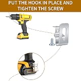 Aoyfuwell 6 Pcs Belt Clip Hooks for Dewalt 18V MAX Drills Replacement Clips view 4