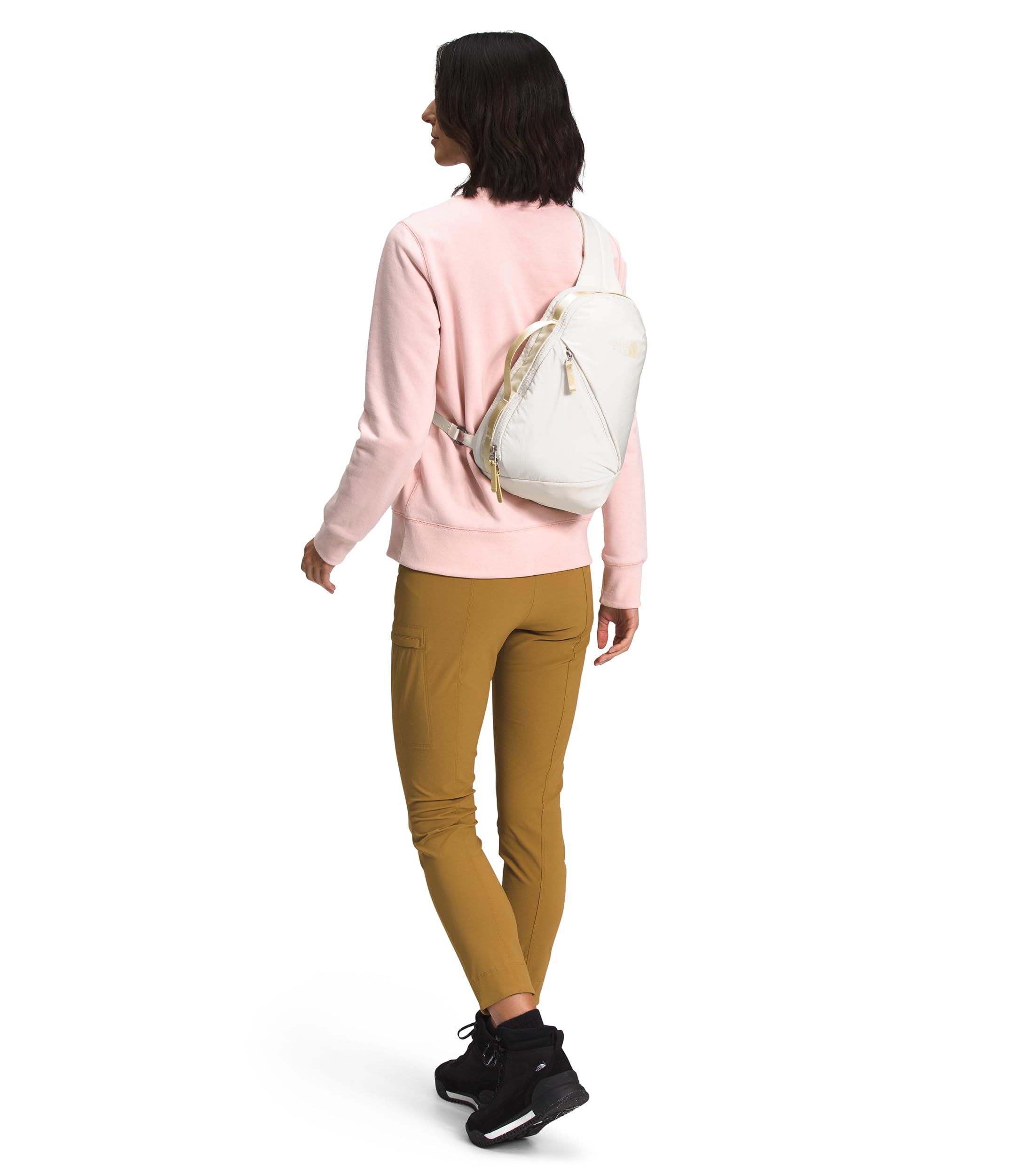 THE NORTH FACE Women's Isabella Sling, Gardenia White Dark Heather/Gravel, One Size