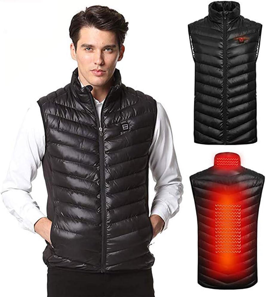 CTlite Chaleco Calefactor eléctrico, Unisex, USB, Infrarrojos