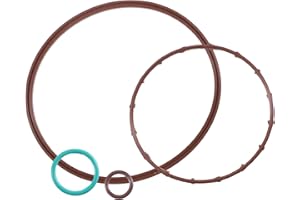X AUTOHAUX DL3Z-2A572-A/Engine / 3.5L Vacuum Pump Seal Kit for Ford F-150 2014-2016 / Vacuum Pump Gaskets for Lincoln/Elastic