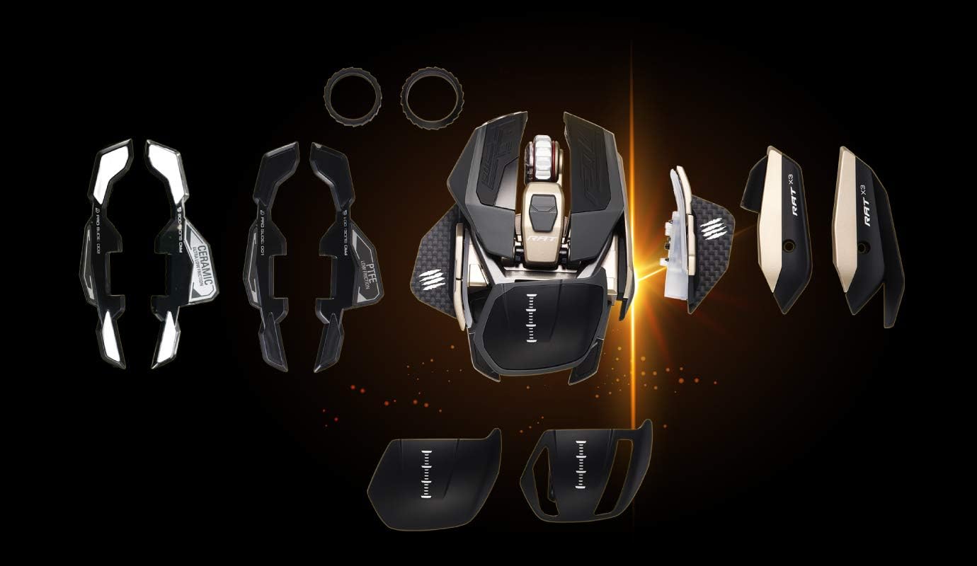Mad Catz R A T Pro X3 Supreme Edition Gaming Mouse Usb dpi 10 Buttons Mr05dcingr001 0 Silver Amazon Co Uk Computers Accessories