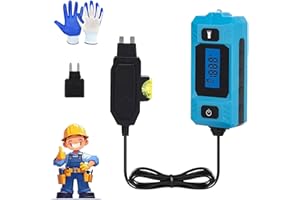 Automotive Circuit Fault Probe Tester, Portable High-Precision Current Tester, 20A 48V Wire Tracer with LED Display and Light