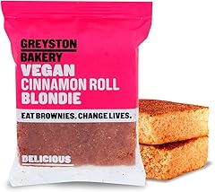 Greyston Bakery Cinnamon Roll Vegan Blondie - Gourmet Food Gift - Preservative Free Certified Kosher - 1 unit Individually Wr