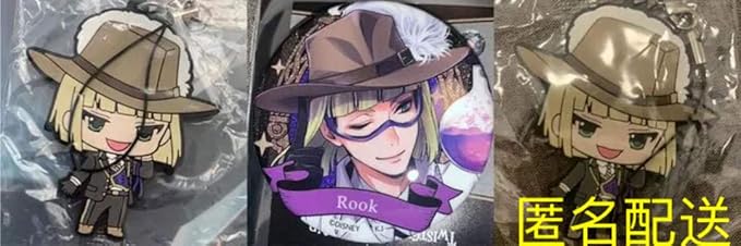 Amazon ツイステ ルーク 実験着 缶バッジ ラバスト セブン限定 バッジ ホビー