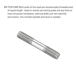 METALLIXITY Double Ended Stud Screws