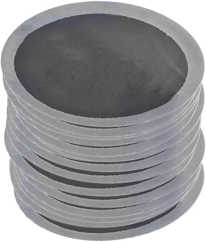 Ejoyous 200pcs 32 mm Tyre Round Patches, Patch Repair Kit Rubber Repair Box Repair Kit for BICYCLE Motorcycle Tyre Repair Accessories - Image 3