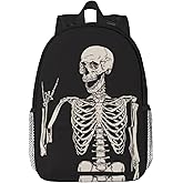 YANGZHI Halloween Skeleton Funny Skull Backpack For Teenage Girls And Boys Cute Kids Backpacks Children School Bag