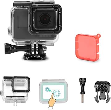 Amazon Com Telesin Touchable Screen Waterproof Housing Case