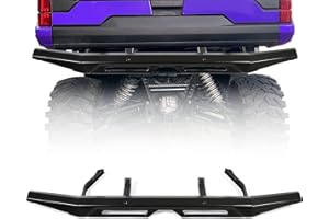 KUAFU Rear Bumper Brush Guard Compatible With 2018-2025 Polaris Ranger 1000 / Crew XP 1000 / DIESEL / Kinetic Ultimate / Repl