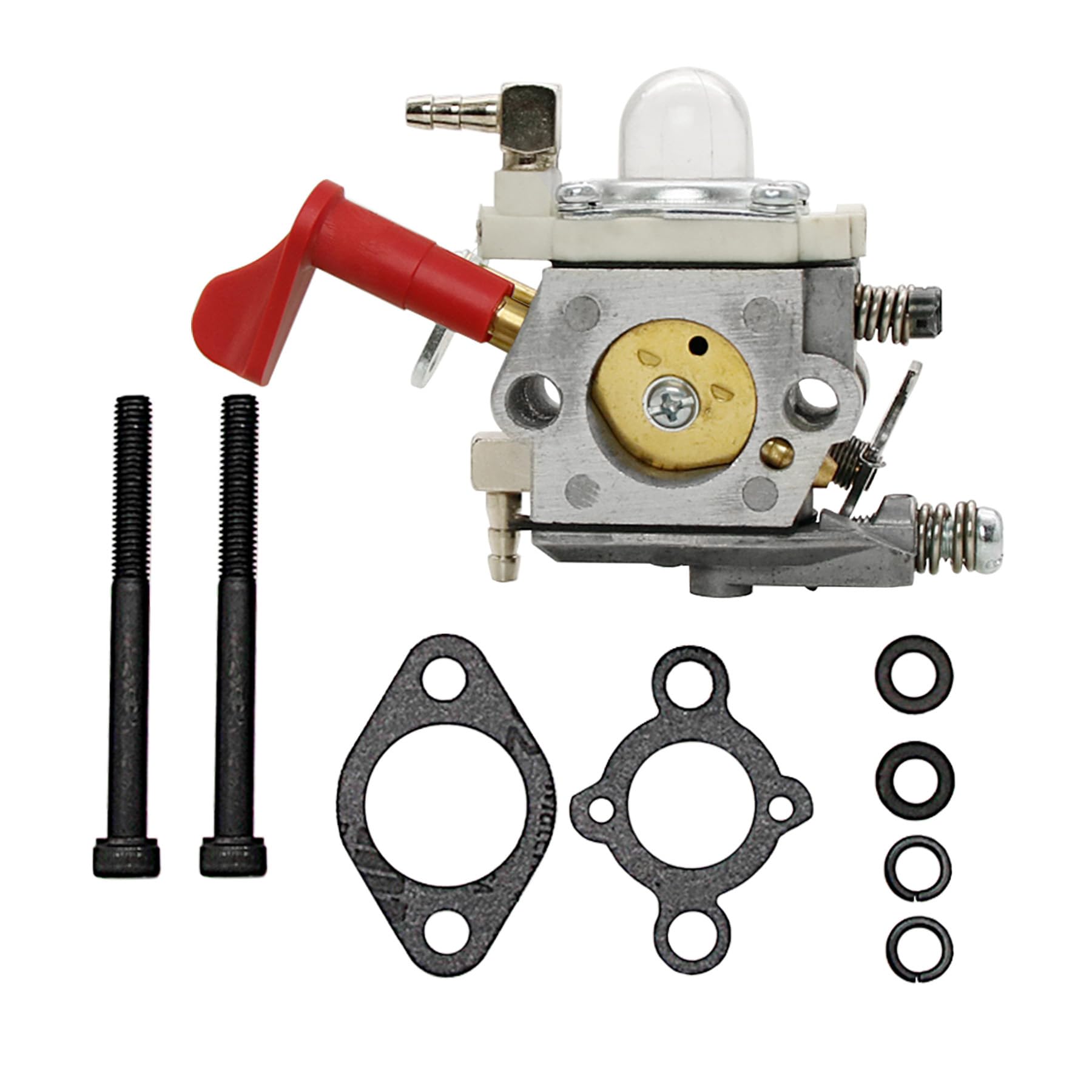 smTSRC High Performance Carburetor Replace for Walbro WT 668 Carb for HPI Baja 5B FG ROVNA KM RCMK Losi 5ive-T Zenoah CY Engine (Red) — image 1