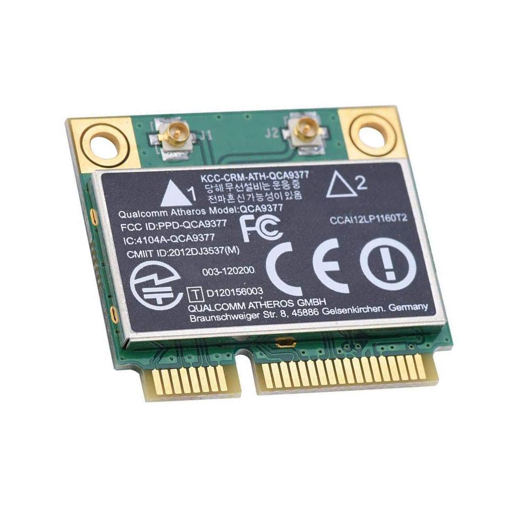 Mini WIFI PCI-E Network Card, Dual Band 2.4G/5Ghz + Bluetooth 4.2 Network Card 433Mbps WIFI Mini PCI-E Wireless Card for 7/10.
