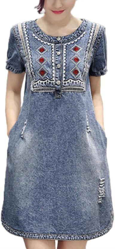 soft denim dresses