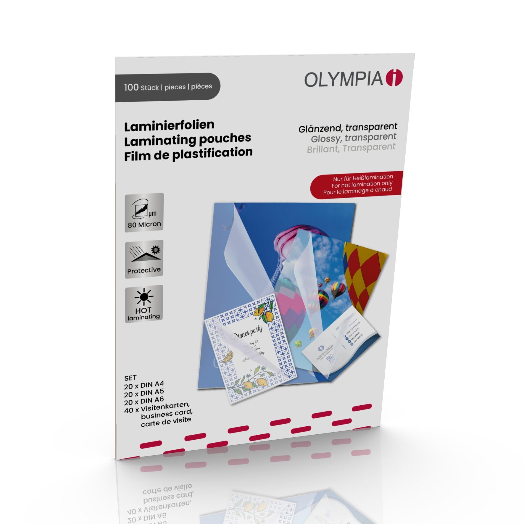 Laminating Pouches Set of 100