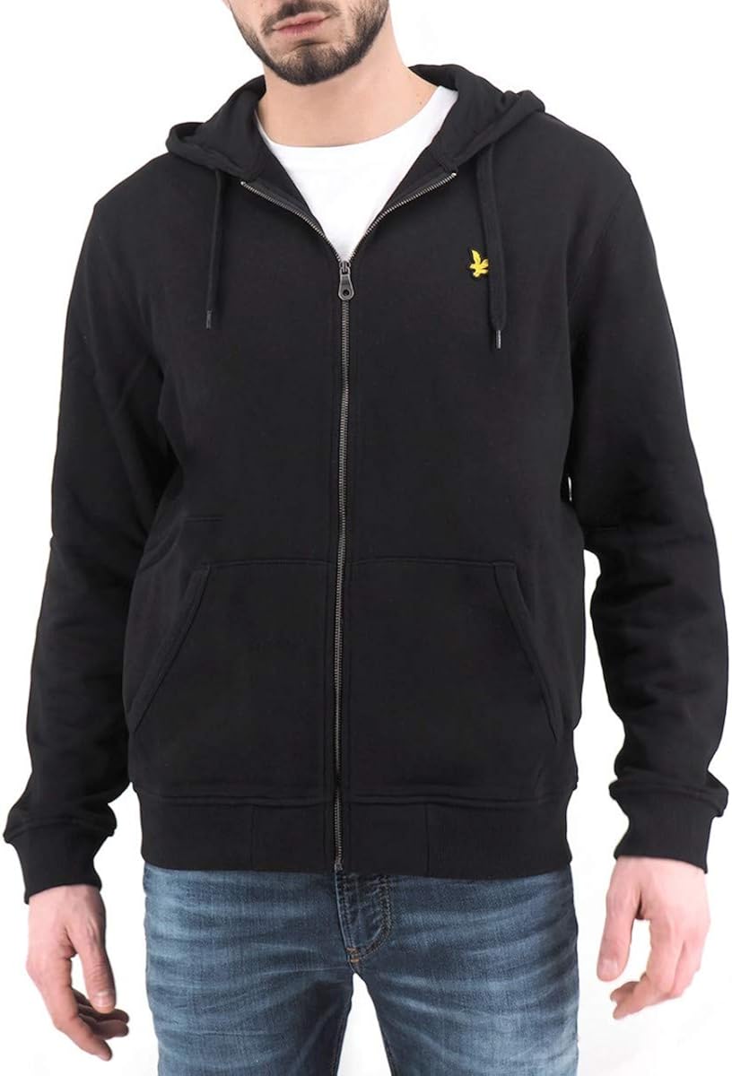 lyle and scott zip up hoodie