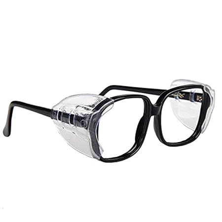 auony Schutzbrille, transparent, 2 Paar, transparent, transparent, Sicherheits-glasses-fits, für mittelgroße bis große,