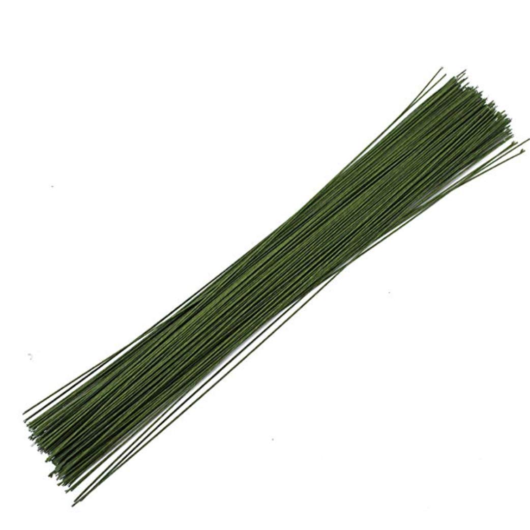 Photo 1 of Floral Wire, 14 Inch, 26 Gauge Wire, 200 Pcs, Dark Green