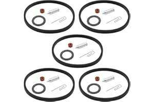 DUZFOREI 5 Carburetor Needle Seat Bowl Gasket Repair Kit Replacement for Tecumseh Replace# 631021 631021A 631021B