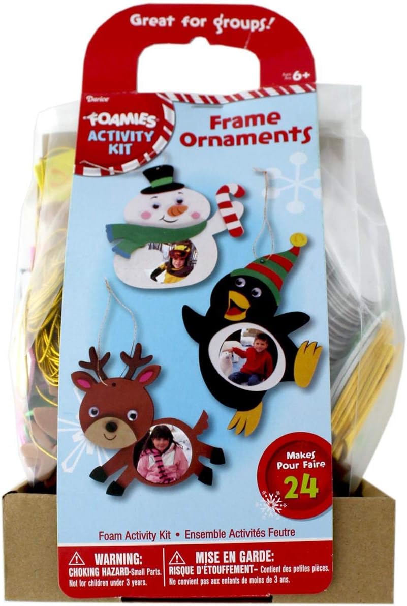 Download Makes 24 Christmas Foam Picture Frame Ornament Craft Kit Craft Foam PSD Mockup Templates