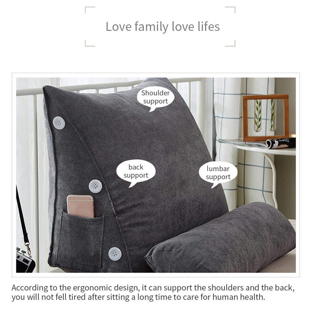 Halovie Wedge Pillow Triangle Pillow Throw Back Support Angle