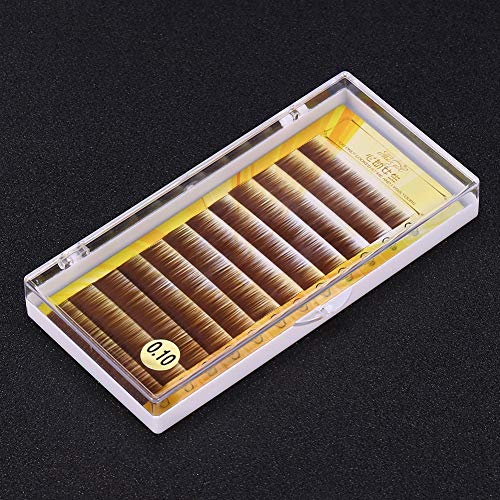 Ruiqas False Eyebrow, Mixed Dark Brown False Eyebrow Extension Fake Eyebrow Enhancer Individual Eyebrows 5-8mm