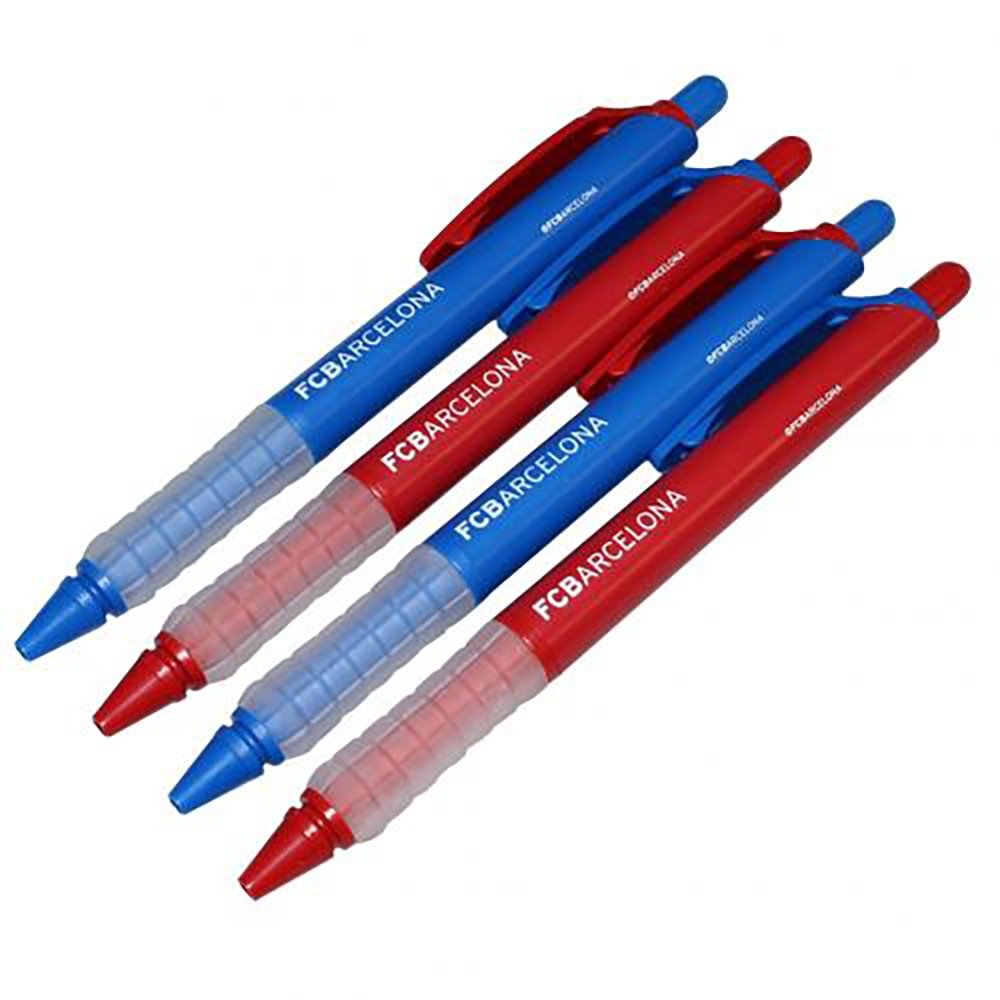 Official Licensed F.C Barcelona - Pen Set (4 Pack)