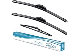 VTOGOI Wiper Blades With Rear Wiper Blades Set For 2015-2020 Land Rover Discovery Sport Automotive Replacement Windshield Wiper Blades, That Meet OEM Quality Easy DIY Install 26"+20"+12" (Set of 3)