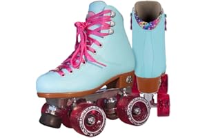 Moxi Beach Bunny Roller Skates for Women - Colorful, Precision-Fit Skate with High-Rebound Wheels, Moisture-Wicking Lining & 