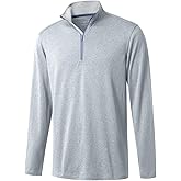 M MAELREG Quarter Zip Golf Pullover Men Dry Fit Long Sleeve Performance Wicking Mock Neck 1/4 Zip Pullover Mens Sweatshirt