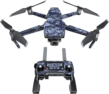 Amazon Com Digital Navy Camodecal Kit For Dji Mavic 2 Zoom Drone Includes 1 X Drone Battery Skin Controller Skin Toys Games
