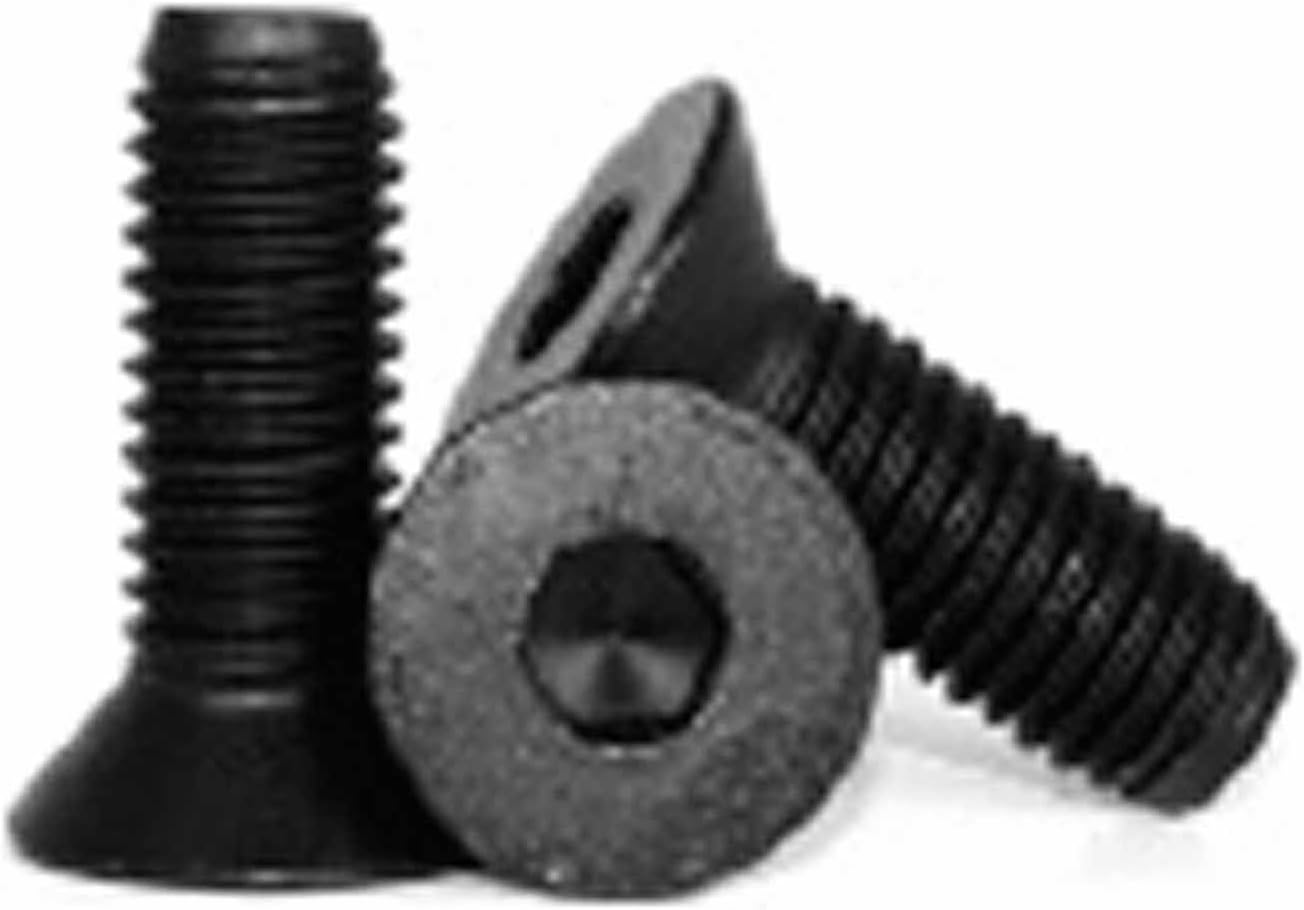 Metric M2.5 X 5mm Flat Head Socket Cap Screw; Black; Pack of 10
