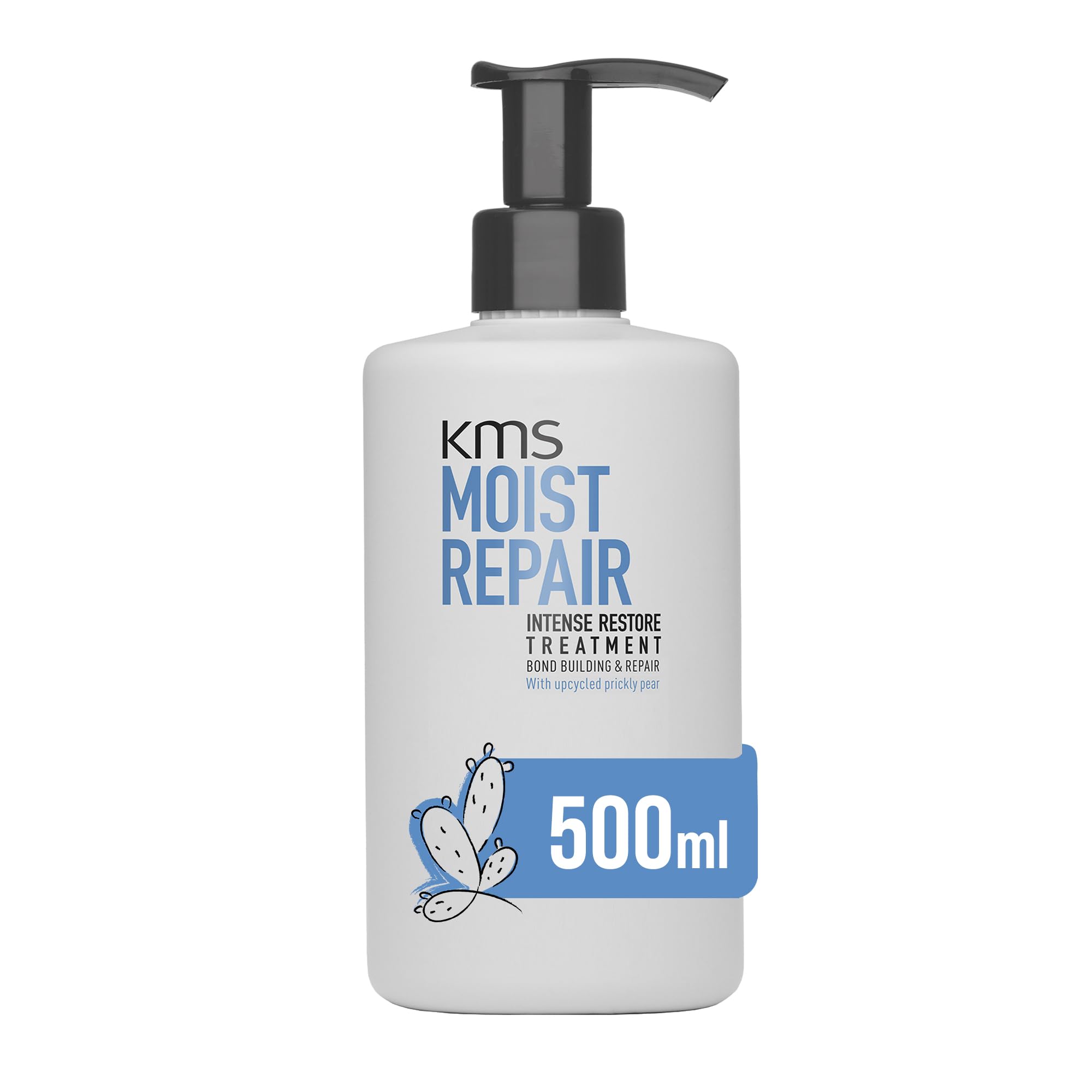 KMS MoistRepair Intense Restore Treatment, For Damaged Hair, Bond Building & Repair, Vegan & PETA Approved, 500ml