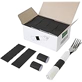 NATURALABEL Self-Adhesive Napkin Bands for Wrapping Silverware - Pack of 2,000, Paper Napkin Rings for Family Reunion, Birthd