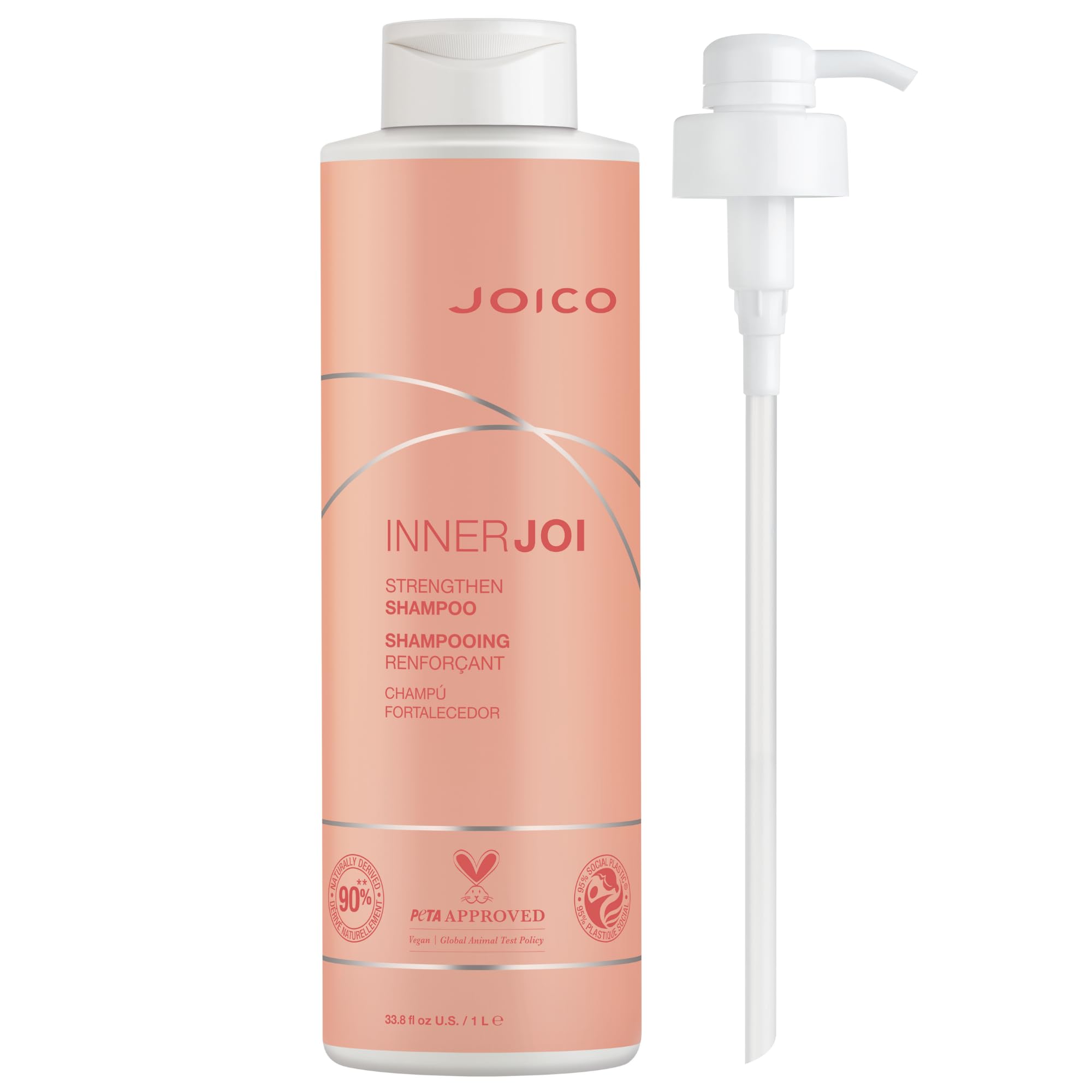 Joico InnerJoi Strengthen Shampoo with Liter Pump