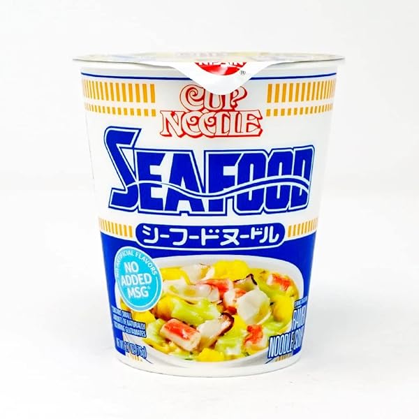 NISSIN CUP NOODLES RAMEN NOODLE SOUP, SEAFOOD, 2.68...