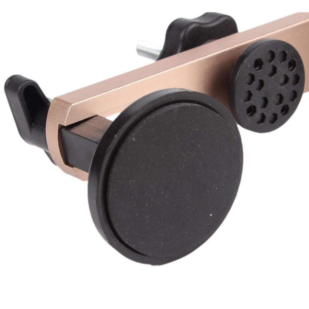 LucaSng Car Body Paintless Dent Removal PDR Bridge Dent Puller Sets Repair Tool Gold