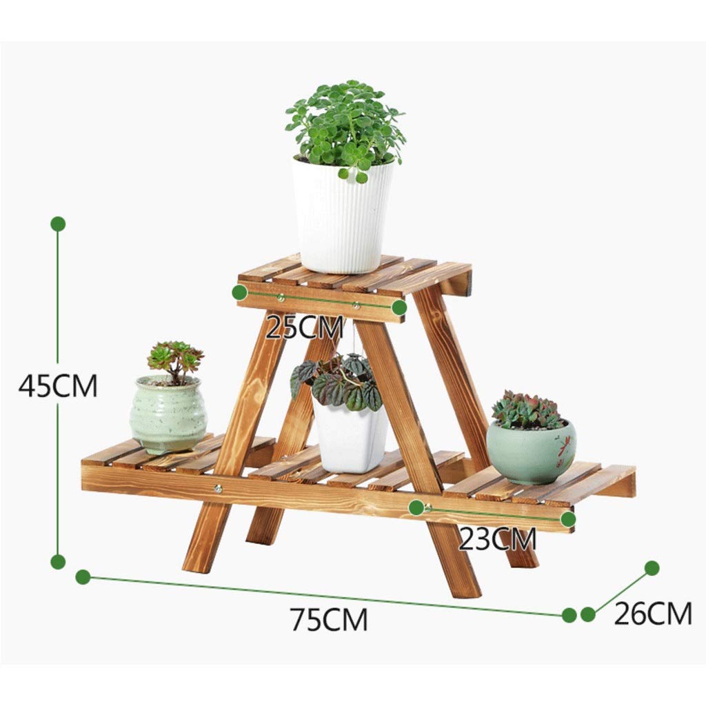 Estante de Flor de Madera Maciza Tipo de Piso Estante de Plantas ...