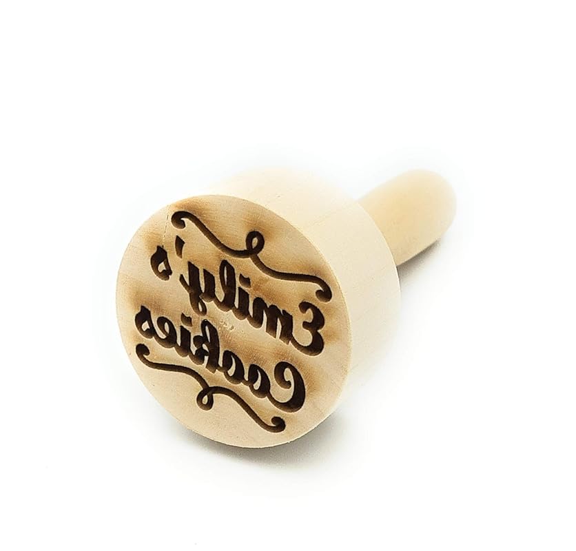 Personalized embossing cookie stamp, embossing rolling pin