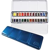 Yasutomo Niji Artist Watercolors Studio, Set of 24 Colors