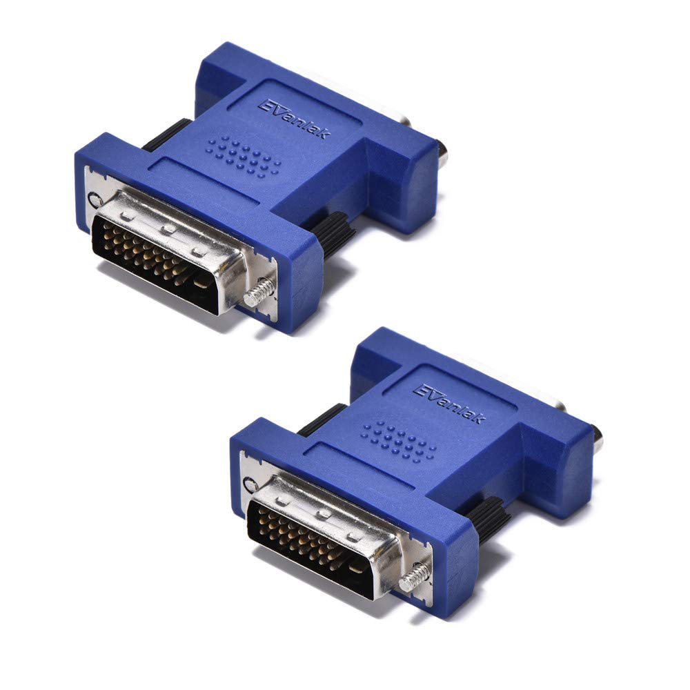 EVanlak DVI edid Emulator passthrough,Display Emulator (Monitor Without Having My Desktop rearrange) use with KVM Switches/Video splittersand Extenders -2560X1600@60Hz 2pack