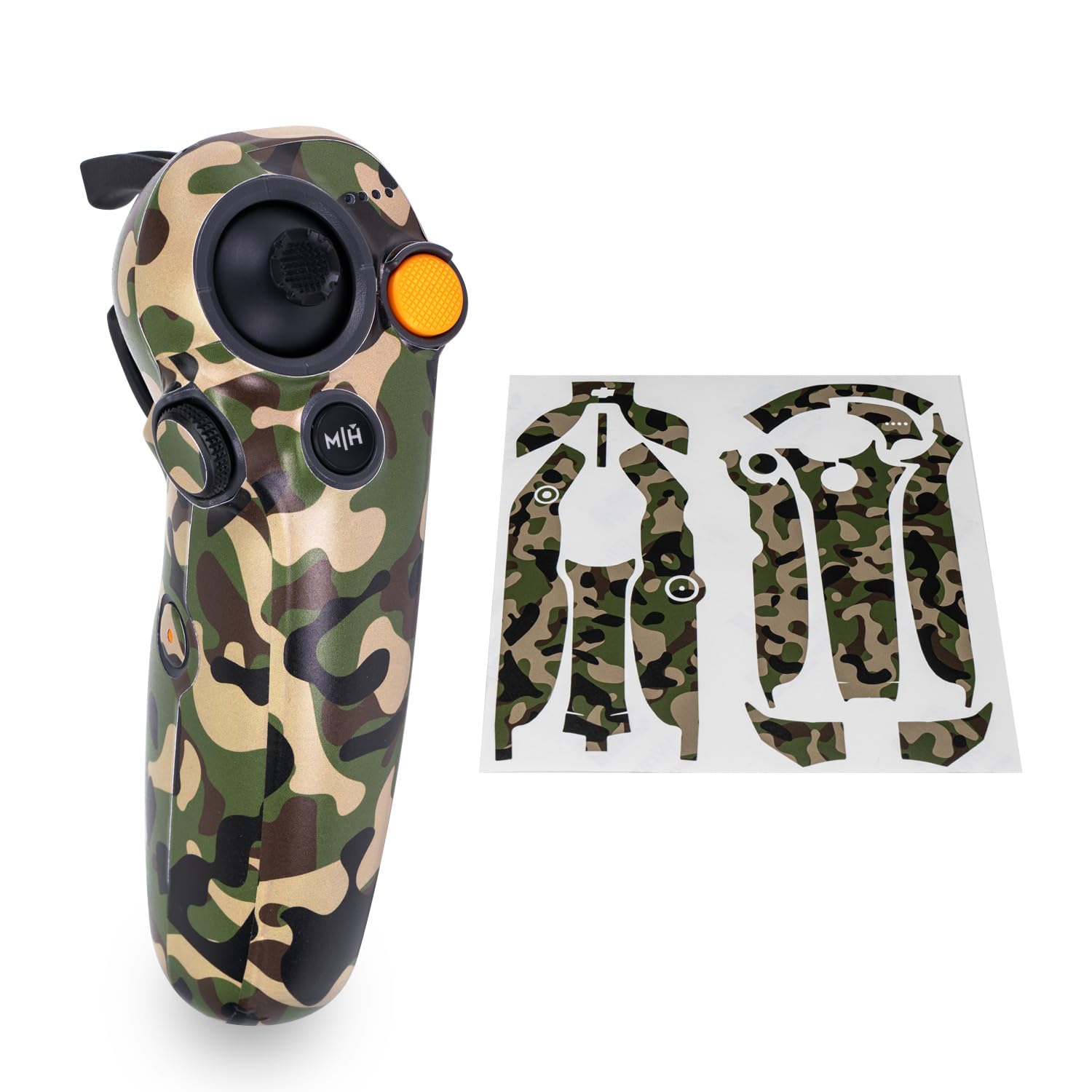 WRAPGRADE Skin Stickers Compatible with DJI RC Motion 3 (Woodland CAMO)