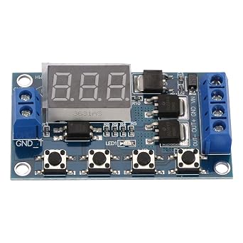 Amazon 遅延タイマースイッチ コントロールボード Pwmジェネレーターパルス 周波数12v 24v パルス信号サイクル 遅延タイマースイッチデュアル Mosコントロールボード ステッピング モータードライバー用 周波数 リレー 継電器 産業 研究開発用品 通販