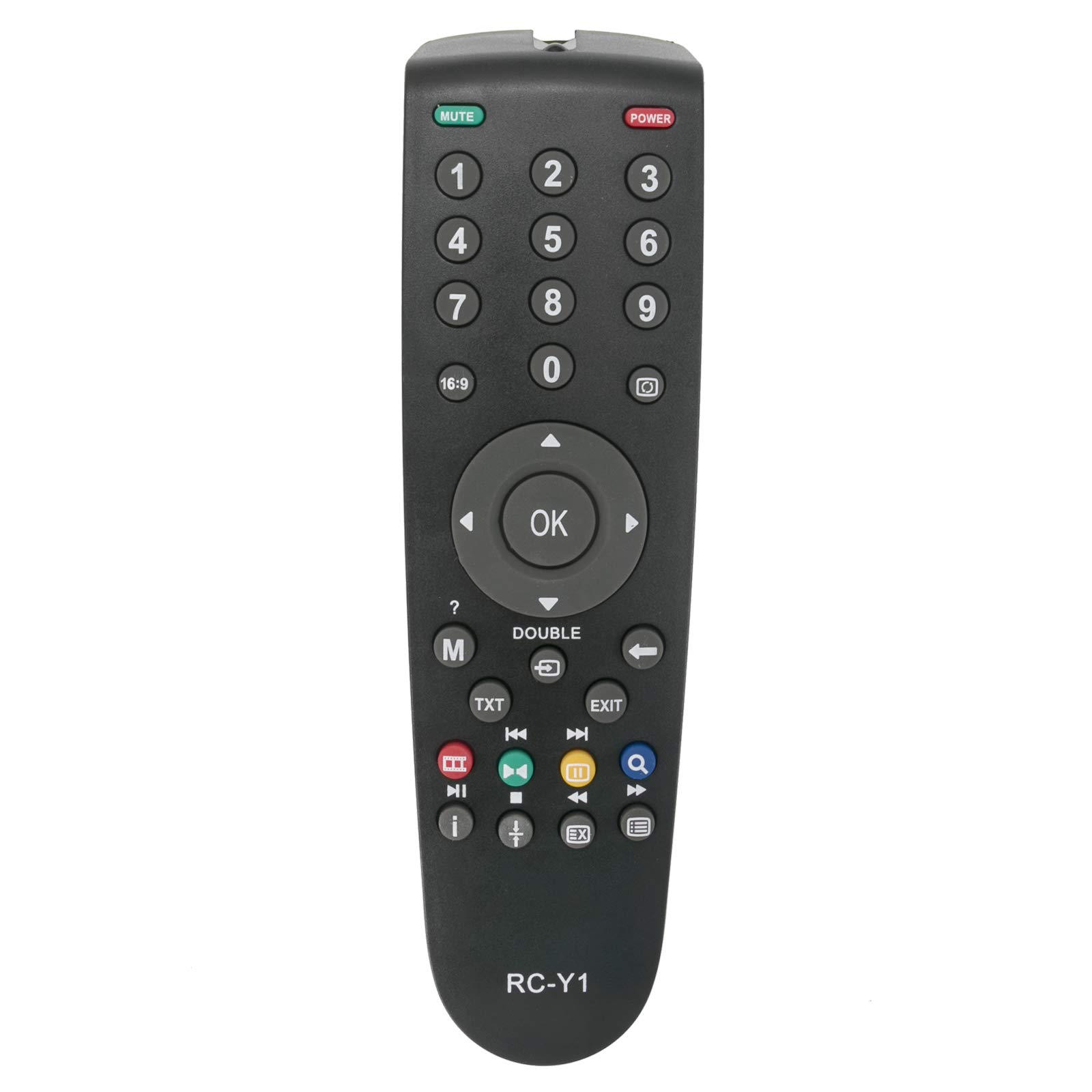 VINABTY RC-Y1 Remote Control replacement fit for GRUNDIG RC-GD1 RC-23 32VLE4304BF 32GLX4000 32GLX4000 32XLC3200BA 22VLE2000TC 32XLC3200BA TV