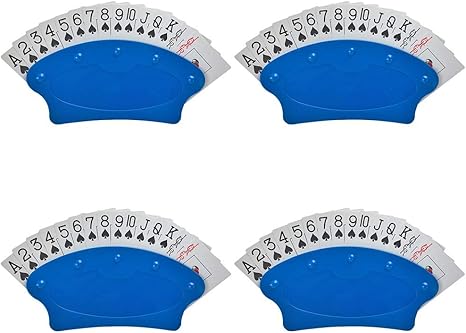 Amazon Co Jp 4つのハンズフリートランプホルダー ハンズフリートランプホルダー 子供用カードホルダー 高齢者用 大人用 身体障害者用 高齢者用のカードホルダー 2pcs ホーム キッチン